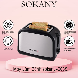 Máy nướng bánh mỳ Sokany HJT-008s - 800W