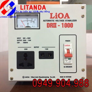 Máy ổn áp 1 pha Lioa DRII-1000II