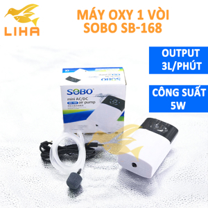 Máy oxy sạc điện 1 vòi Sobo SB 168