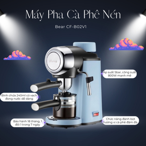 Máy pha cà phê tự động Bear CF-B02V1