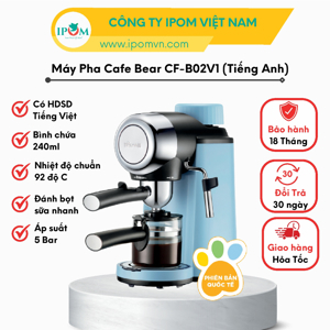 Máy pha cà phê tự động Bear CF-B02V1