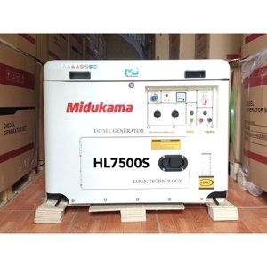 Máy phát điện chạy dầu 5.5Kw Midukama HL7500S