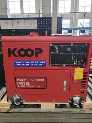 Máy phát điện chạy dầu Diesel KOOP KDF6700Q - 5.0kVA