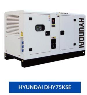 Máy phát điện chạy dầu Hyundai DHY 75KSE (66-72KVA)