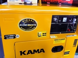 Máy phát điện chạy dầu Kama KDE 6500TN (KDE6500TN) - 5,5KVA