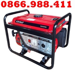 Máy phát điện chạy xăng 2kva Combat CD2800