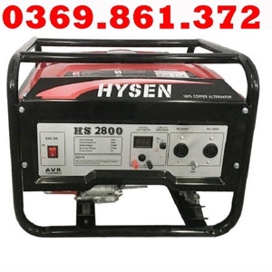 Máy phát điện chạy Xăng 2kw Hysen HS2800