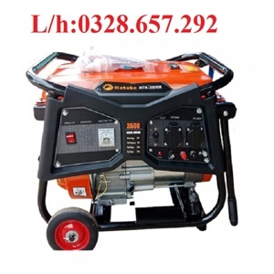 Máy phát điện chạy xăng 3Kw Hatake HTK-3500K