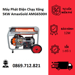 Máy phát điện chạy xăng Amaxgold AMG6500H