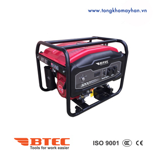 Máy phát điện chạy xăng Btec BT3200