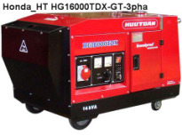 Máy phát điện Honda HG16000TDX - giảm thanh, 3 pha