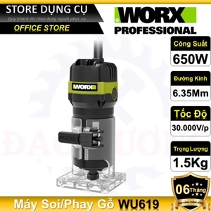 Máy phay/soi Worx Green WU619