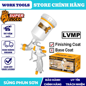 Máy phun sơn dùng khí nén Ingco ASG1065