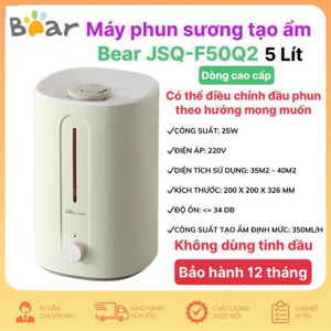 Máy phun sương tạo ẩm bear 5l