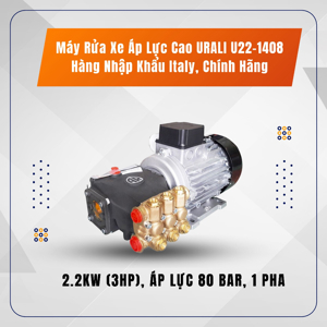 Máy phun xịt rửa xe áp lực cao Urali AR U22-1408