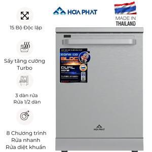 Máy rửa bát 15 bộ Hòa Phát HD F1508EBS.TM