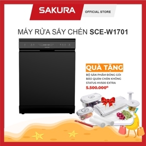 Máy rửa bát 17 bộ Sakura SCE-W1701