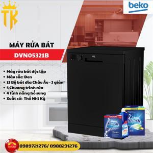 Máy rửa bát Beko 13 bộ DVN05321B