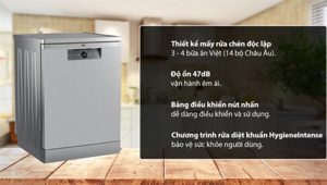 Máy rửa bát Beko 14 bộ BDFN26430X