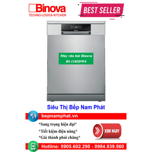 Máy rửa bát Binova 14 bộ BI-1102DWS