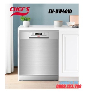 Máy rửa bát độc lập 15 bộ Chefs EH-DW401D