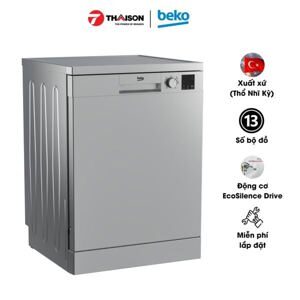 Máy rửa bát độc lập 14 bộ Beko DVN06431S