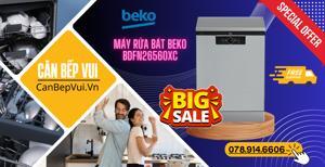 Máy rửa bát độc lập 15 bộ Beko BDFN26560XC