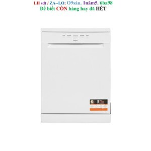 Máy rửa bát độc lập Whirlpool 13 bộ WFE 2B19