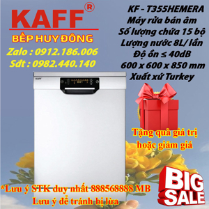 Máy rửa bát Kaff 15 bộ KF-T355HEMERA