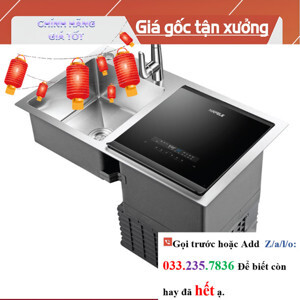 Máy rửa bát kết hợp bồn rửa 6 bộ Hafele HDW-SD90A 539.20.530