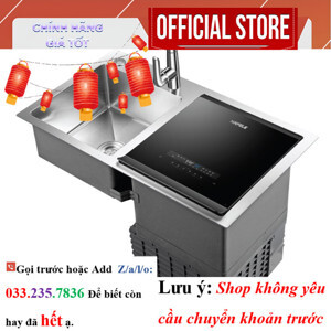 Máy rửa bát kết hợp bồn rửa 6 bộ Hafele HDW-SD90A 539.20.530