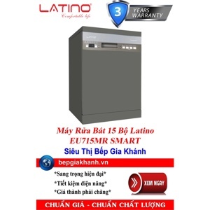 Máy rửa bát độc lập 15 bộ Latino EU715MR Smart