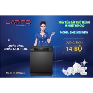 Máy rửa bát độc lập 14 bộ Latino SMB14EU (SMB 14EU)