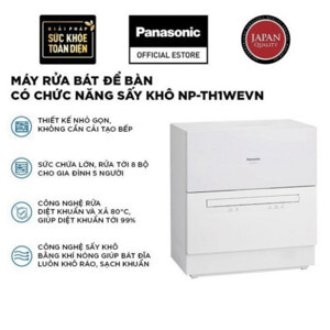 Máy rửa bát để bàn 6 bộ Panasonic NP-TH1