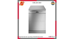 Máy rửa bát độc lập 12 bộ Smeg LVS222XIN 536.24.563