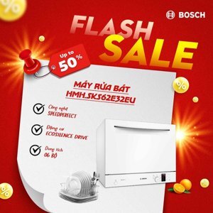 Máy rửa bát để bàn Bosch 6 bộ SKS62E32EU