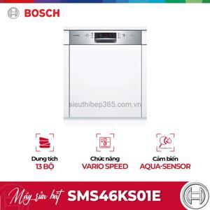 Máy rửa bát âm tủ Bosch 13 bộ SMS46KS01E