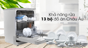 Máy rửa bát độc lập Candy 13 bộ CDP1LS39W