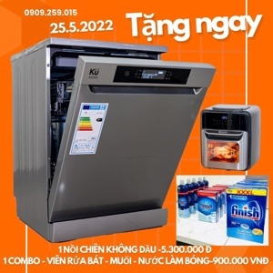 Máy rửa bát độc lập Kuchen 15 bộ KUPP 80373