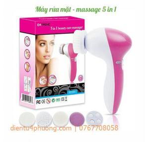 Máy rửa mặt mát-xa chăm sóc da mặt 5 trong 1 Beauty AE-8782