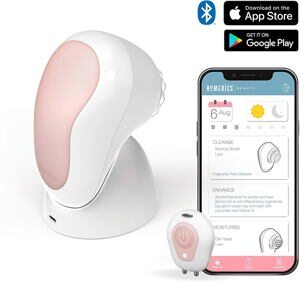 Máy rửa mặt siêu âm và phân tích da HoMedics FAC-700-EU