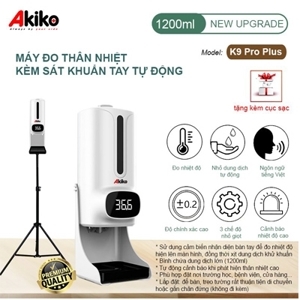 Máy rửa tay tích hợp đo thân nhiệt K9 Pro Plus