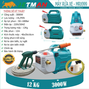 Máy rửa xe 2800W Jetman MRX888