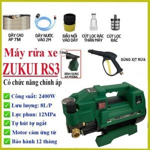 Máy rửa xe chỉnh áp Zukui RS3 - 2400W