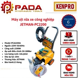 Máy rửa xe chuyên nghiệp Jetman PCA-2200A (2200W)