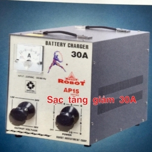 Máy sạc ắc quy tăng giảm Robot 30A (12V-24V)