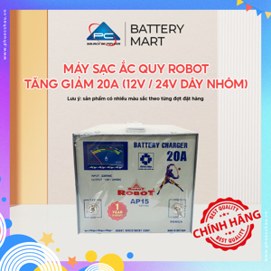 Máy sạc ắc quy tăng giảm Robot 20A (12V-24V)