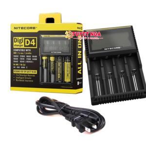 Máy Sạc Pin Đa Năng LCD Nitecore D4