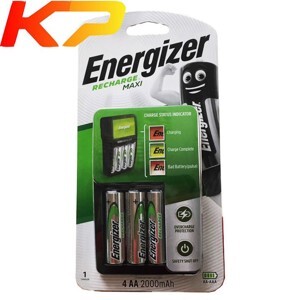 Máy sạc pin Energizer CHVCM4 kèm 2 pin AA