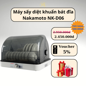 Máy sấy diệt khuẩn bát đĩa Nakamoto NK-D06